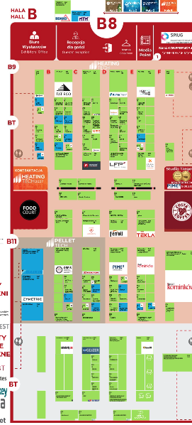 Hall B floor plan