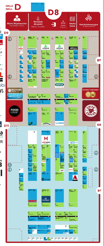 Hall D floor plan